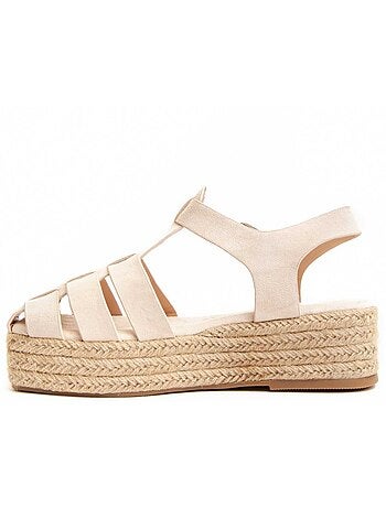 Sandale à Plateforme Textile Montevita