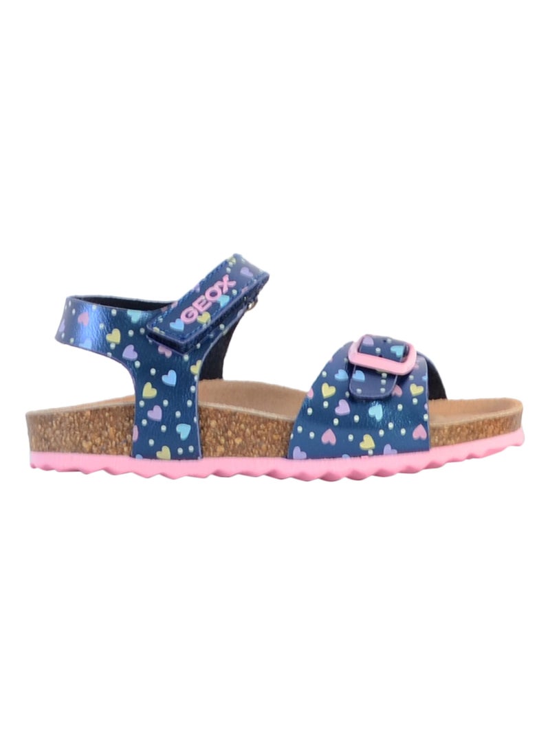 Sandale à Scratch Plate Geox Enfant Chalki Bleu - Kiabi