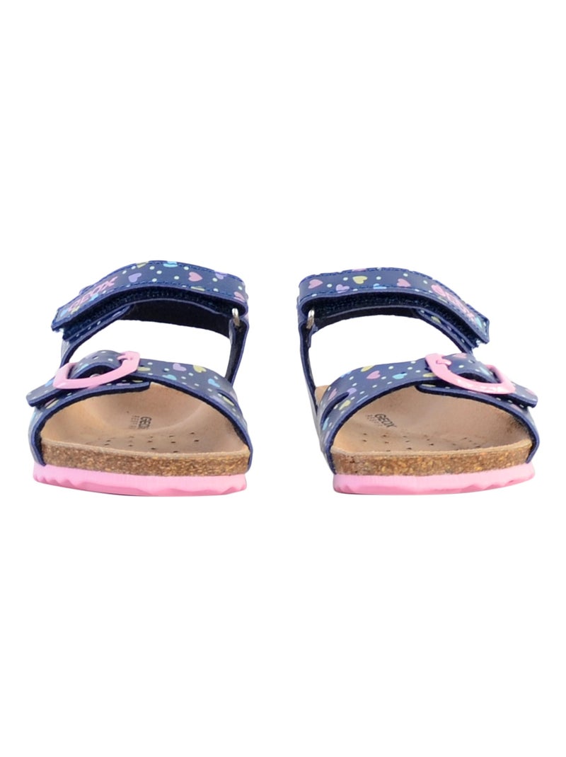 Sandale à Scratch Plate Geox Enfant Chalki Bleu - Kiabi