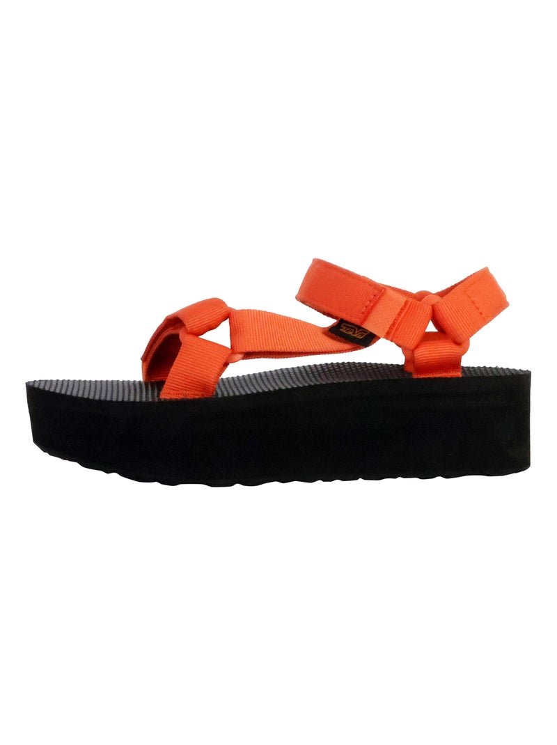 Sandale à scratch Teva W Platform Universal Orange - Kiabi
