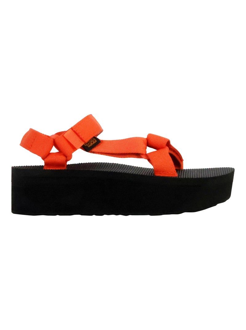 Sandale à scratch Teva W Platform Universal Orange - Kiabi