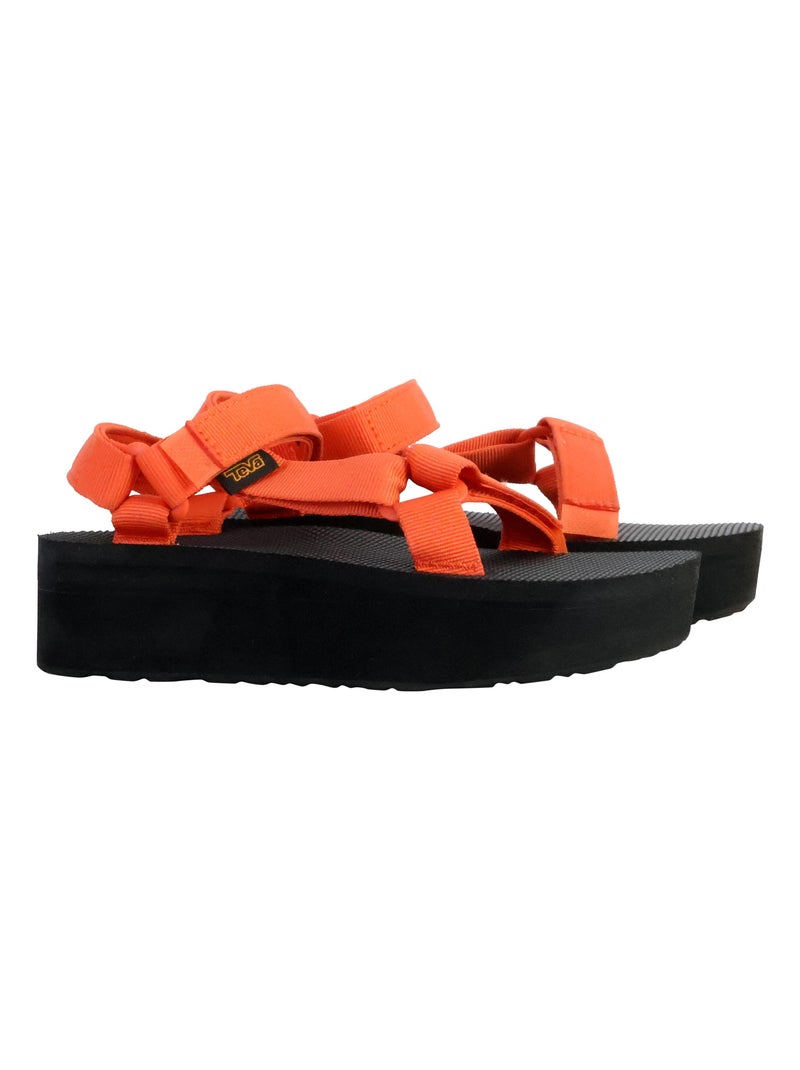 Sandale à scratch Teva W Platform Universal Orange - Kiabi