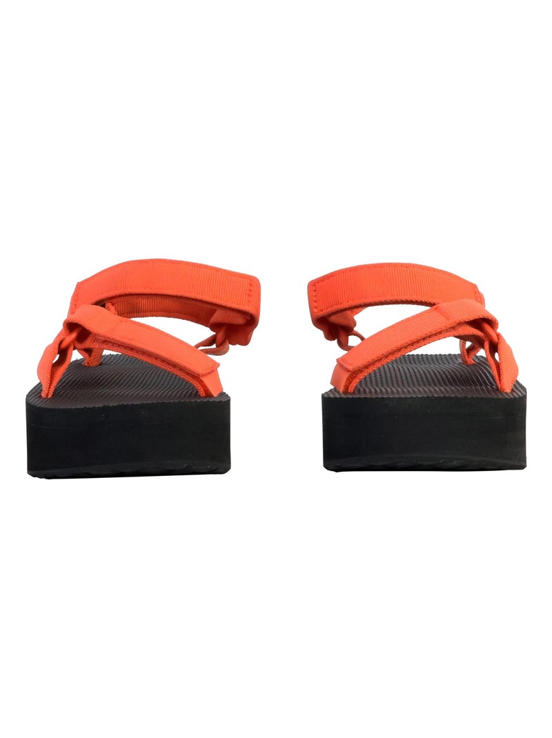 Sandale à scratch Teva W Platform Universal Orange - Kiabi