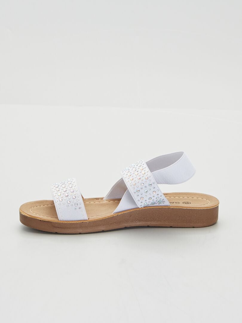 Espadrille Fantaisie Gris Argent, Semelle Compensée, Bride élastiquée, Pointure 40, Fait Main, Neuf Emballé