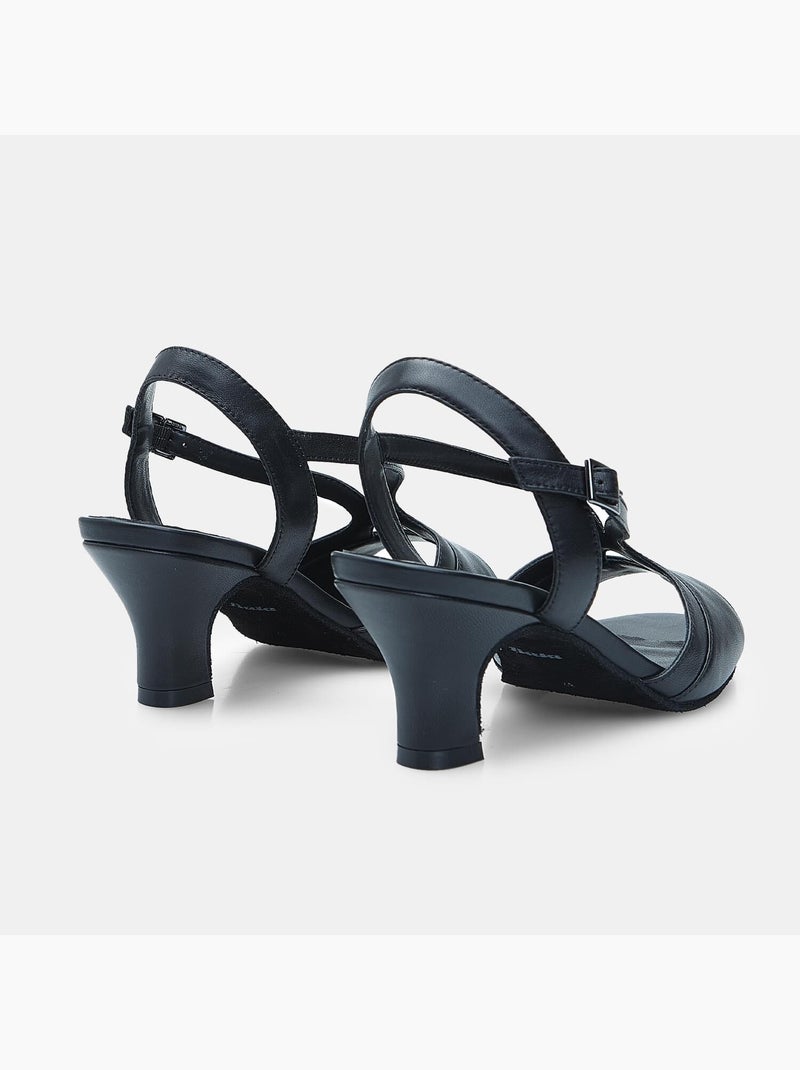 Sandale à talon bata Noir - Kiabi