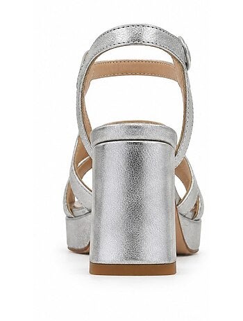 Sandale à talons matériau synthétique montevita