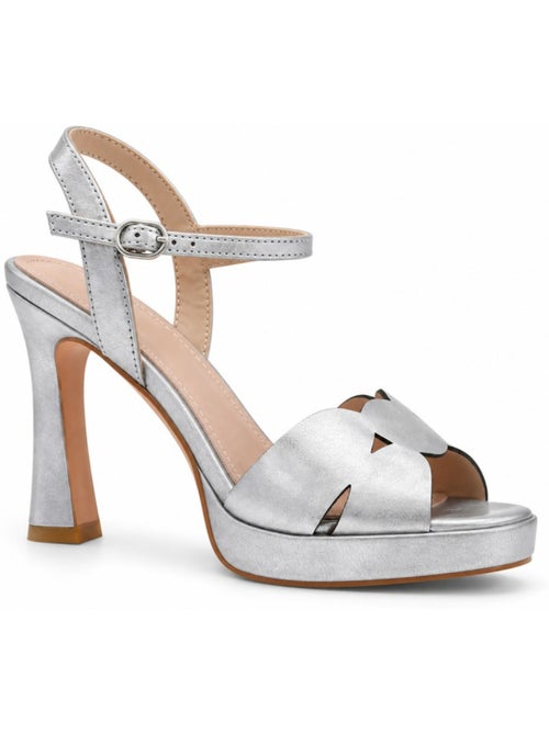 Sandale à talons matériau synthétique montevita - Kiabi Sandale à talons matériau synthétique montevita - Kiabi