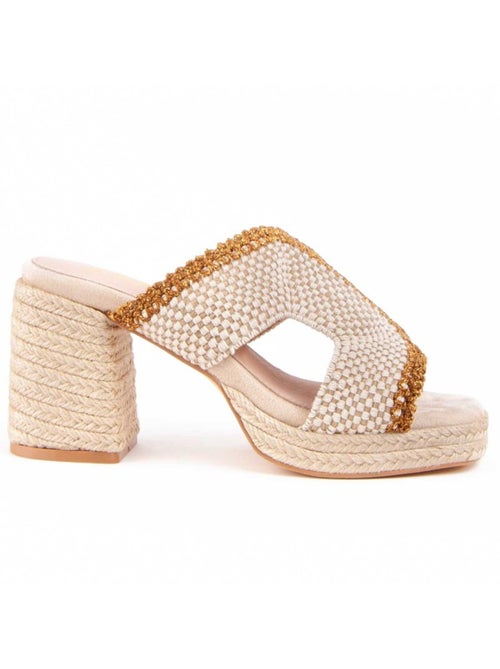 Sandale à Talons Matériau Synthétique Montevita - Kiabi