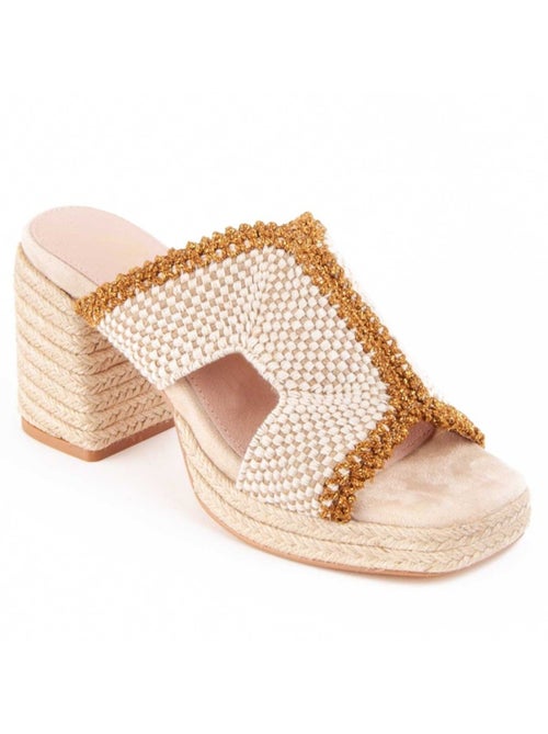 Sandale à Talons Matériau Synthétique Montevita - Kiabi