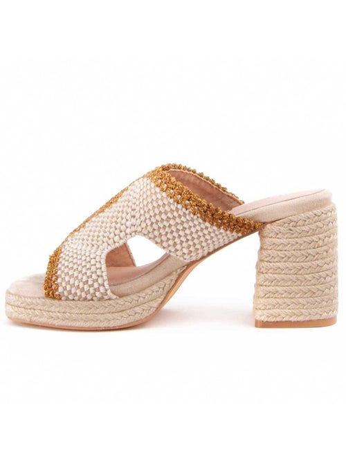 Sandale à Talons Matériau Synthétique Montevita - Kiabi