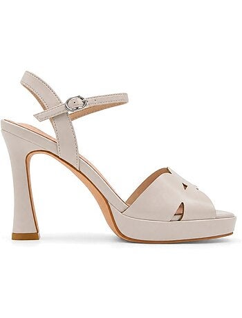 Sandale à talons matériau synthétique montevita