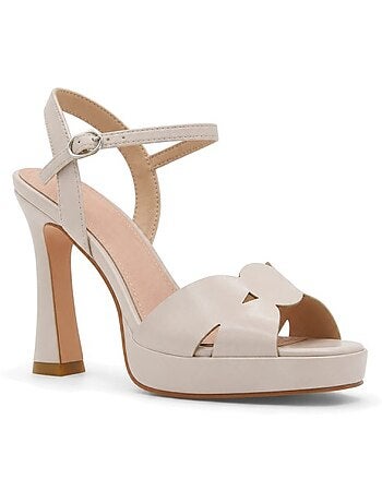 Sandale à talons matériau synthétique montevita