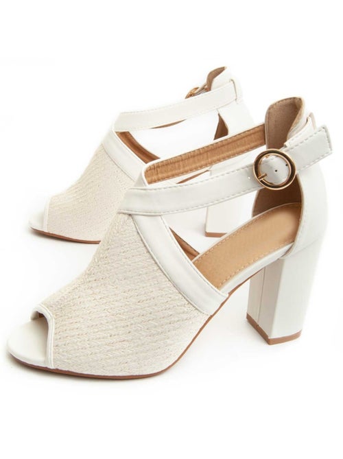 Sandale à Talons Matériau Synthétique Montevita - Kiabi