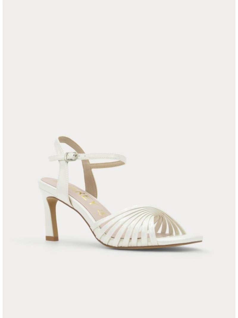 Sandale à Talons Matériau Synthétique Montevita Blanc - Kiabi