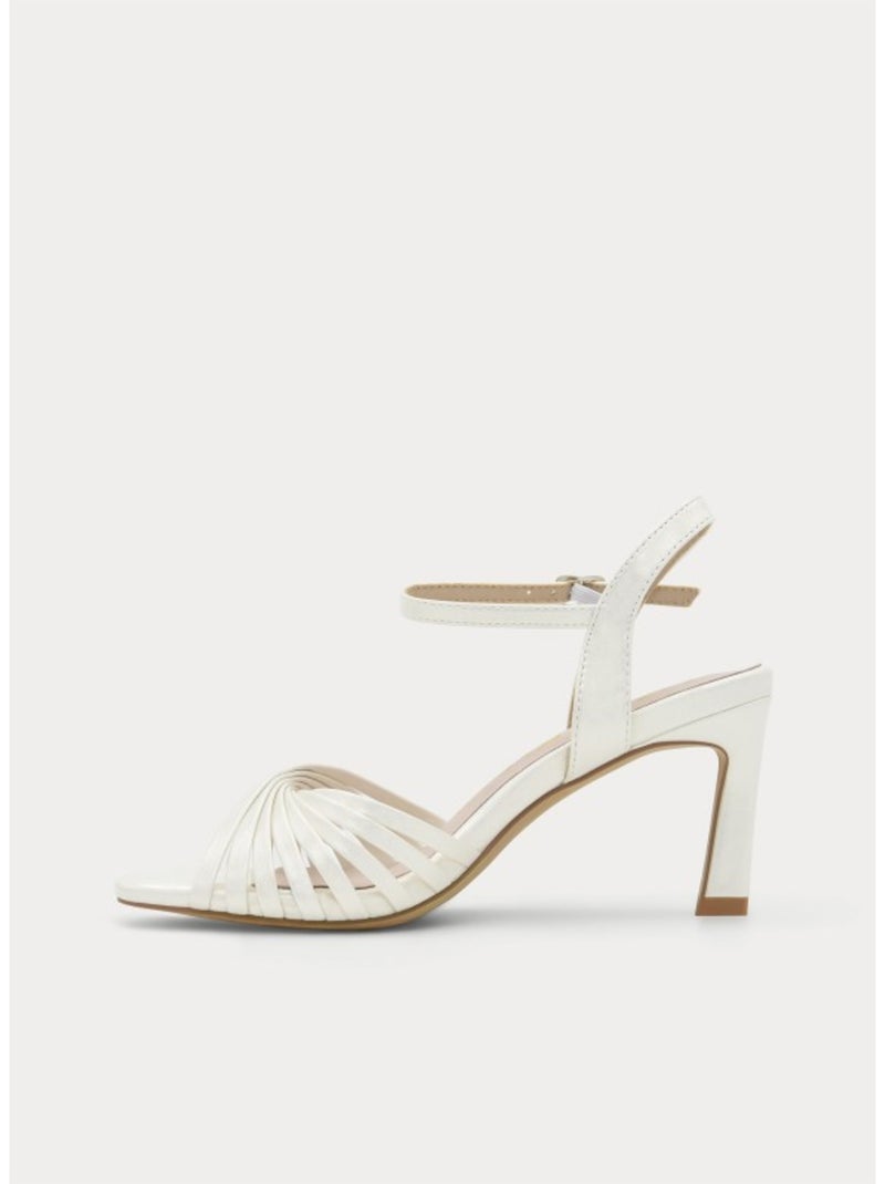 Sandale à Talons Matériau Synthétique Montevita Blanc - Kiabi