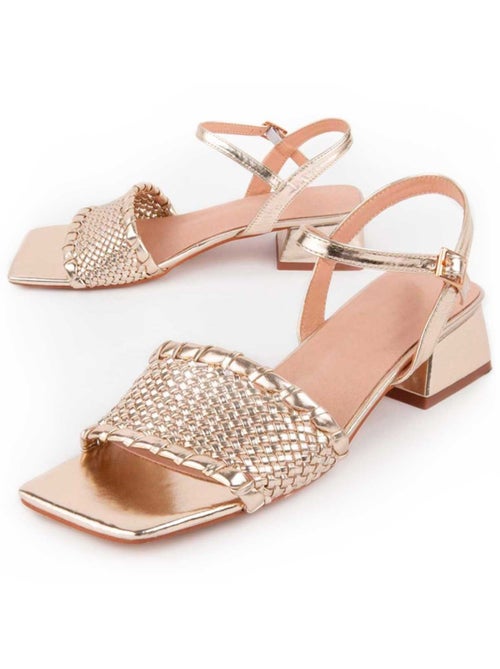 Sandale à Talons Matériau Synthétique Montevita - Kiabi