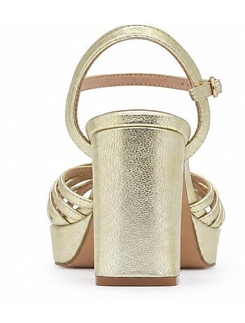 Sandale à talons matériau synthétique montevita