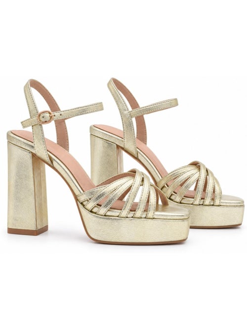 Sandale à talons matériau synthétique montevita - Kiabi Sandale à talons matériau synthétique montevita - Kiabi