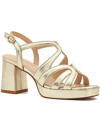 Sandale à talons matériau synthétique montevita