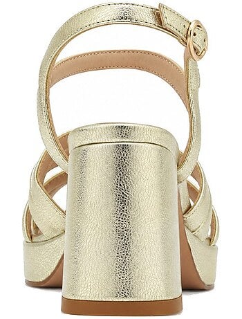 Sandale à talons matériau synthétique montevita