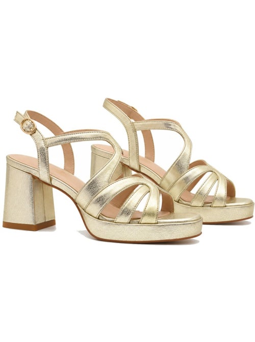 Sandale à talons matériau synthétique montevita - Kiabi Sandale à talons matériau synthétique montevita - Kiabi