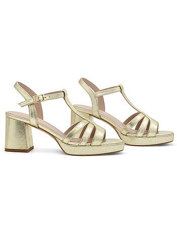 Sandale à talons matériau synthétique montevita