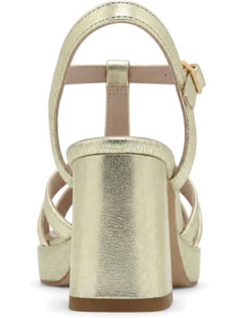 Sandale à talons matériau synthétique montevita Doré/or - Kiabi