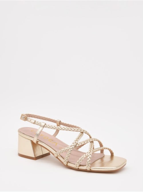Sandale à Talons Matériau Synthétique Montevita - Kiabi Sandale à Talons Matériau Synthétique Montevita - Kiabi