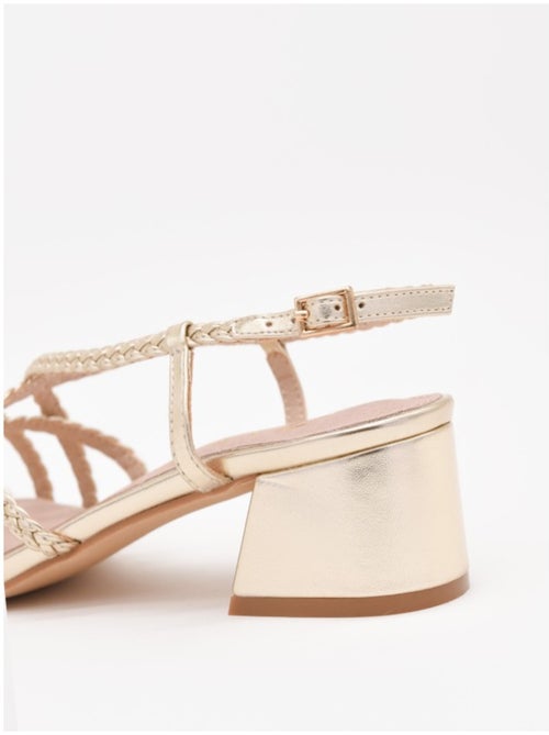 Sandale à Talons Matériau Synthétique Montevita - Kiabi Sandale à Talons Matériau Synthétique Montevita - Kiabi