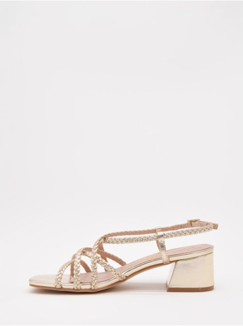 Sandale à Talons Matériau Synthétique Montevita - Kiabi Sandale à Talons Matériau Synthétique Montevita - Kiabi