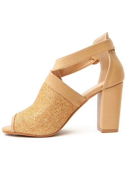 Sandale à Talons Matériau Synthétique Montevita - Kiabi