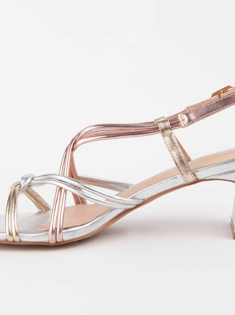 Sandale à Talons Matériau Synthétique Montevita Multicolore - Kiabi