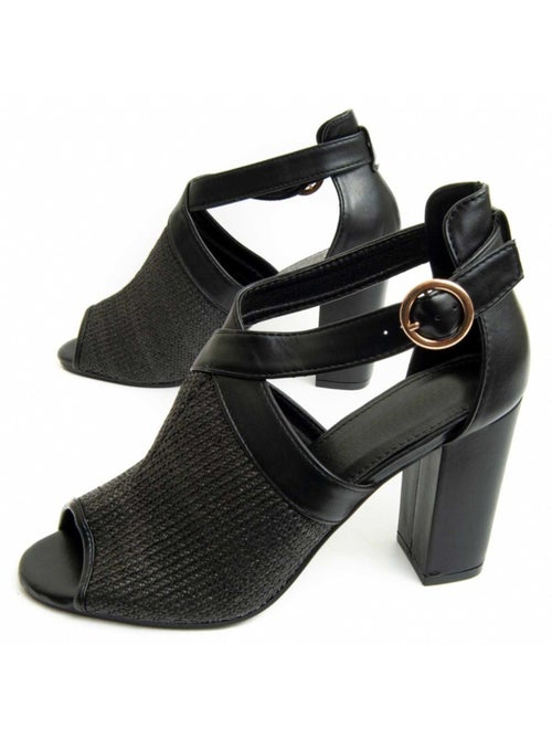 Sandale à Talons Matériau Synthétique Montevita - Kiabi