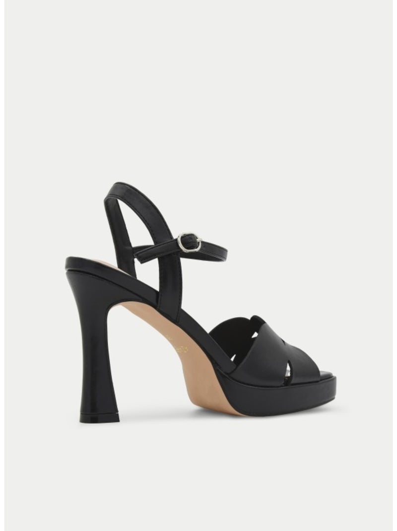 Sandale à Talons Matériau Synthétique Montevita Noir - Kiabi