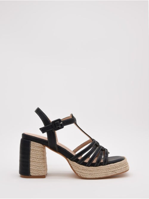Sandale à Talons Matériau Synthétique Montevita - Kiabi Sandale à Talons Matériau Synthétique Montevita - Kiabi