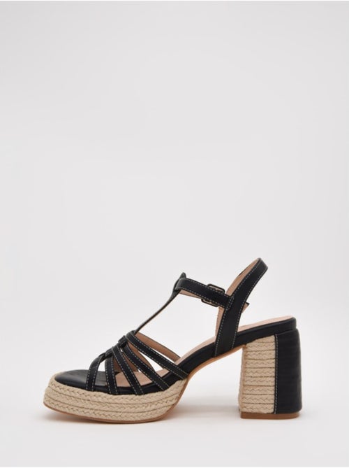 Sandale à Talons Matériau Synthétique Montevita - Kiabi Sandale à Talons Matériau Synthétique Montevita - Kiabi