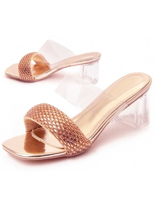 Sandale à Talons Matériau Synthétique Montevita - Kiabi