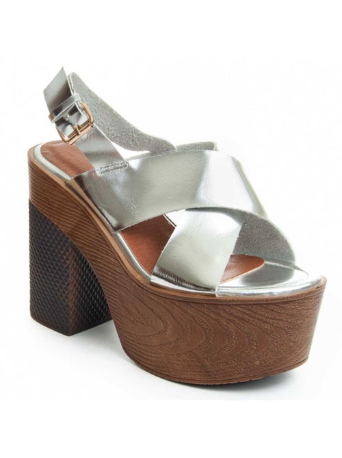 Sandale à Talons Matériel Synthétique Montevita - Kiabi