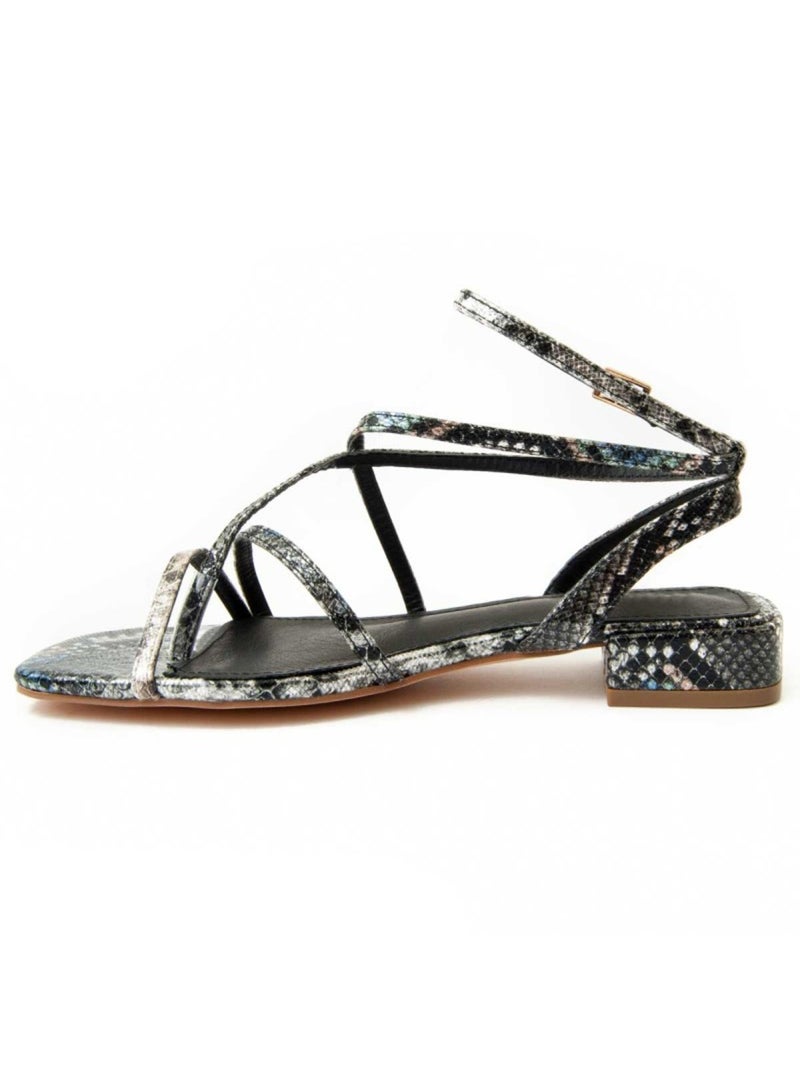 Sandale à Talons Matériel Synthétique Montevita Argent - Kiabi