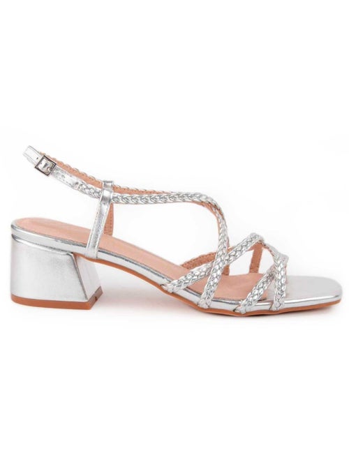 Sandale à Talons Matériel Synthétique Montevita - Kiabi