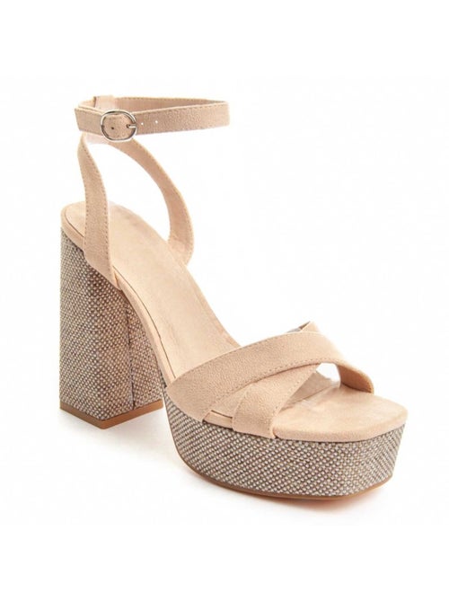 Sandale à Talons Matériel Synthétique Montevita - Kiabi