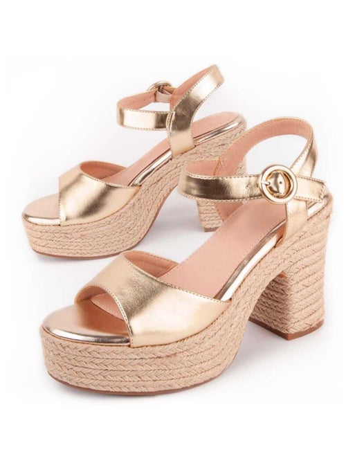 Sandale à Talons Matériel Synthétique Montevita - Kiabi