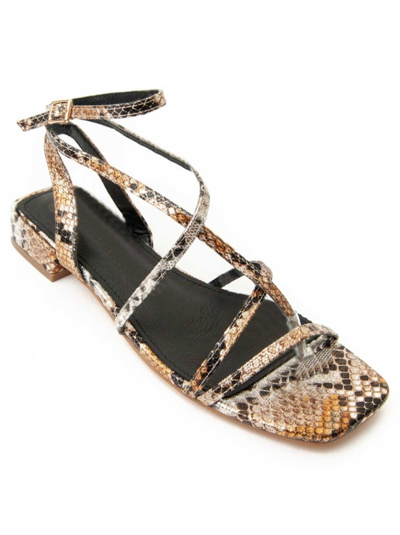 Sandale à Talons Matériel Synthétique Montevita Doré/or - Kiabi
