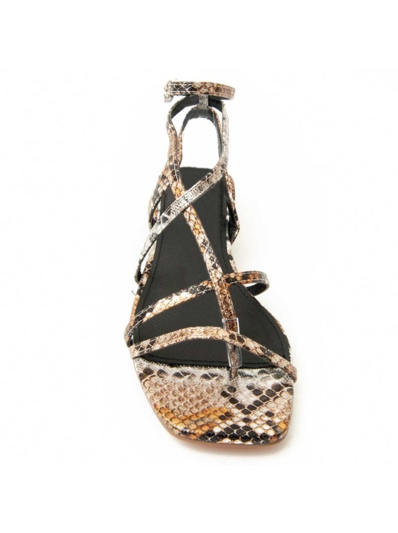 Sandale à Talons Matériel Synthétique Montevita Doré/or - Kiabi