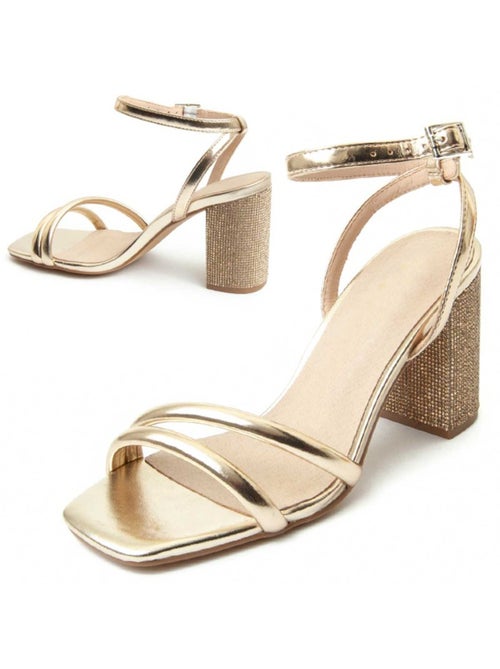 Sandale à Talons Matériel Synthétique Montevita - Kiabi