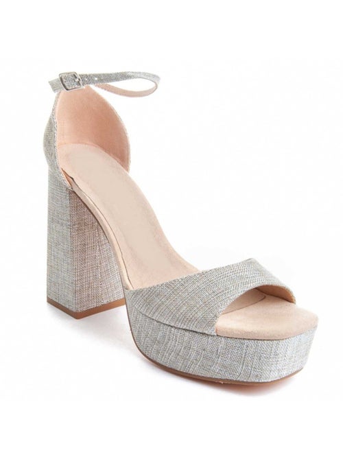 Sandale à Talons Matériel Synthétique Montevita - Kiabi