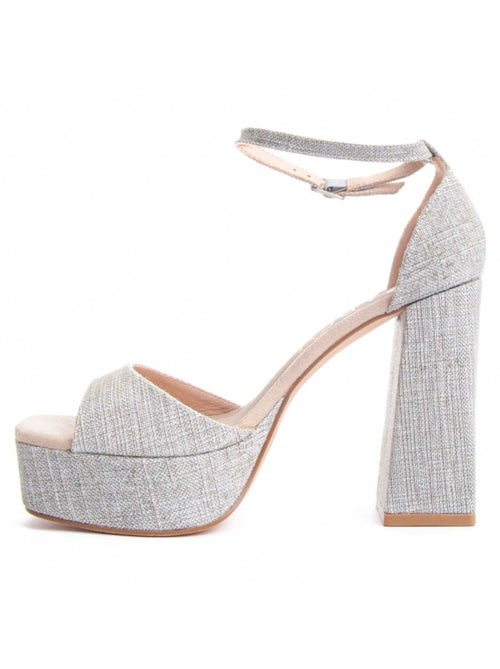 Sandale à Talons Matériel Synthétique Montevita - Kiabi