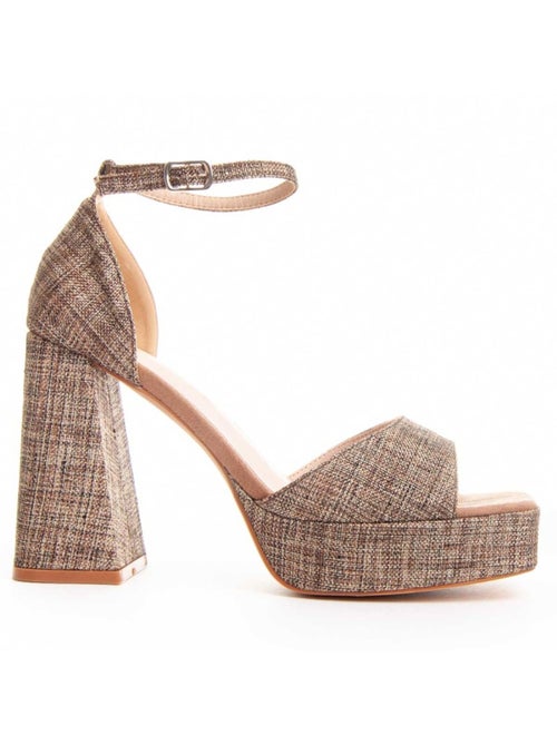 Sandale à Talons Matériel Synthétique Montevita - Kiabi