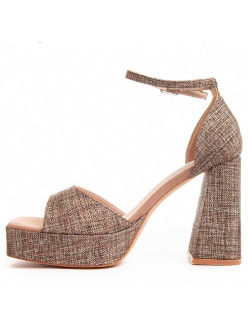 Sandale à Talons Matériel Synthétique Montevita - Kiabi