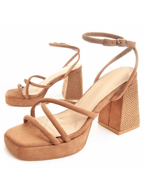 Sandale à Talons Matériel Synthétique Montevita - Kiabi